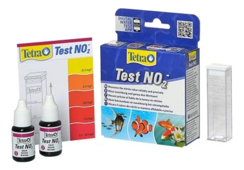 Tetra Test No2 Medidor Nitritos Agua Dulce Salada Acuario