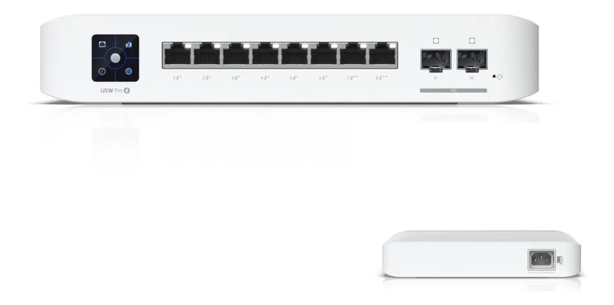Switch Ubiquiti Usw-pro-8-poe 8 Puertos Giga 2 Sfp+ Poe