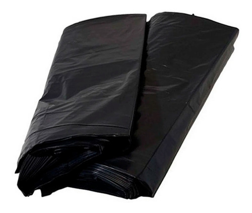 Imagem 2 de 3 de Saco De Lixo 100l Grosso Preto Reforçado Resistente - 100 Un