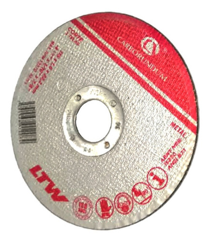 Disco Corte Cd 4 1/2 X 1.2 Mm Extrafino Metal Hierro Acero