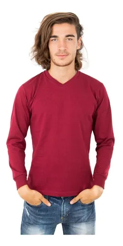 Remeras manga larga hombre hotsell