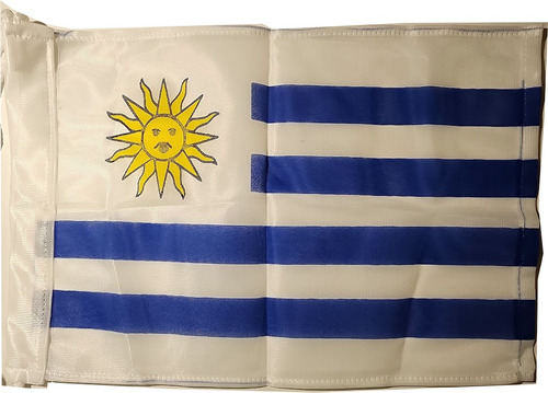 Bandera De Uruguay Para Nautica 20 X 30 Cm (nueva)