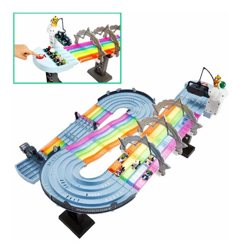 Hot Wheels - Pista Senda Arcoíris Para Mario Kart, Mattel