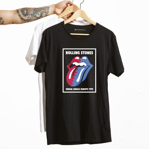 Remera Rock Rolling Stones Lengua Algodón Calidad