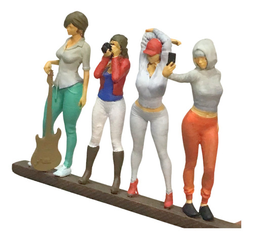 Figuras Promotoras Tc Escala 1/32 Para Adorno Box Scalextric