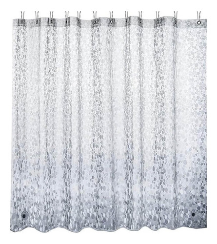 Cortina Banheiro Transparente Pvc Grosso Anti-mofo