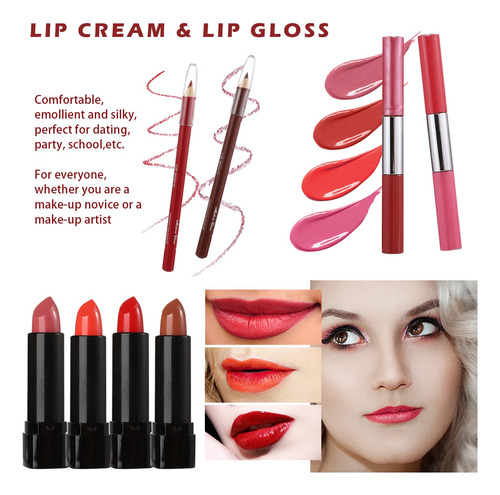 Kit De Maquiagem Hegafoo All In One 106 Unidades Para Adoles