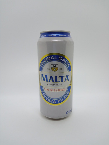 Cerveza Malta Pilsen Rubia (sin Alcohol) Lata 473cc - Brasil