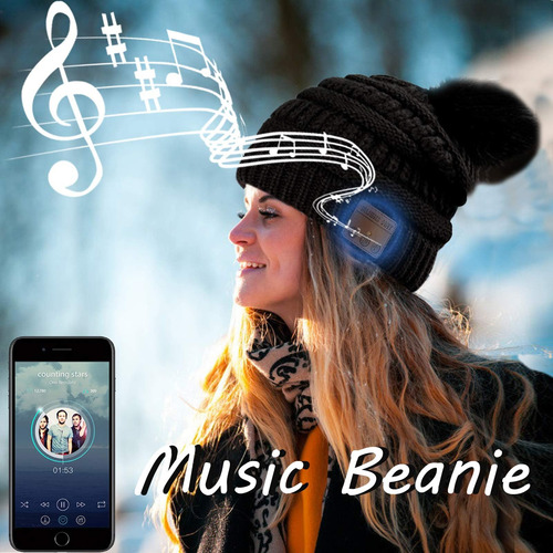 Gorro Inalámbrico Para Mujeres Y Niñas Gorro Musical Auricul