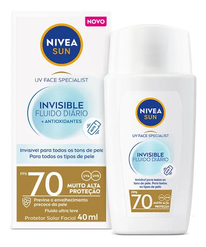 NIVEA Protetor Solar Facial Fluido UV Face Specialist Invisible F...