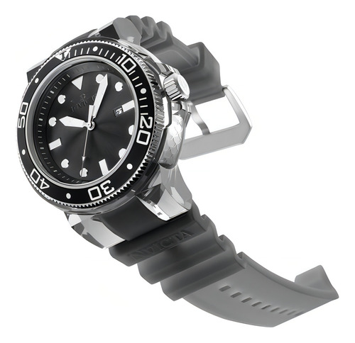 Relógio masculino Invicta 32330 cinza transparente