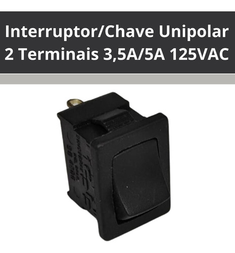 Interruptor Tecla Liga/desliga Unipolar 3,5a/5a Sb4200