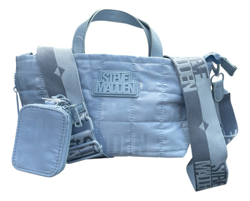 Bolsa Steve Madden Crossbody Azul Claro Azul Claro Monogram Azul Azul Claro