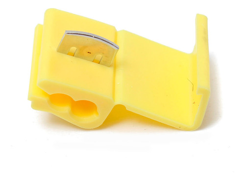 250 X Conector Derivação Emenda Rápida Cabos Fios Amarelo - 4mm A 6mm - Taplink