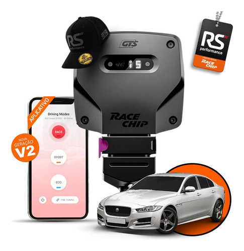 Racechip Jaguar Xe 2.0 Turbo Chip De Potência V2 Gts + App