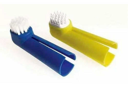 Set 2 Cepillos De Dientes Dedales Mascotas 