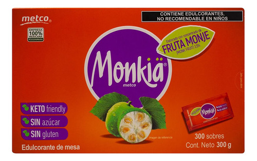  Monkia Fruta Monje 300 Sobres De 1 G