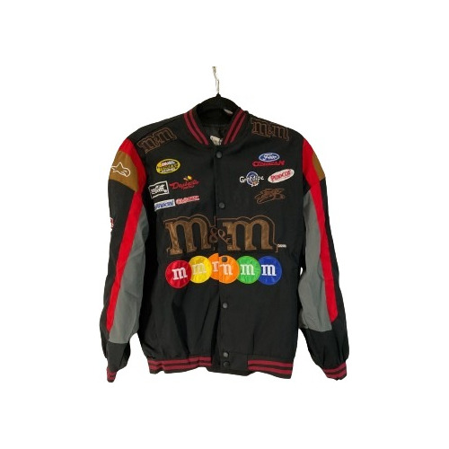 Chaqueta Moto Hip Hop De Uniform Béisbol Bordado M&m