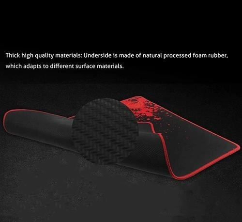 Imagen 2 de 3 de Mousepad Gamer Antideslizante Meetion Negro