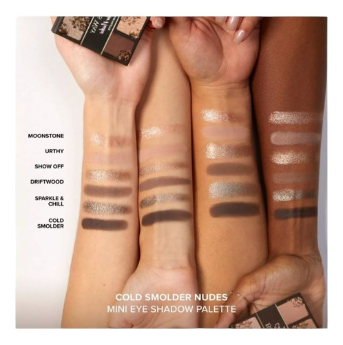 Born This Way Paleta De Sobras Mini 100% Original Cold Smolder Nudes
