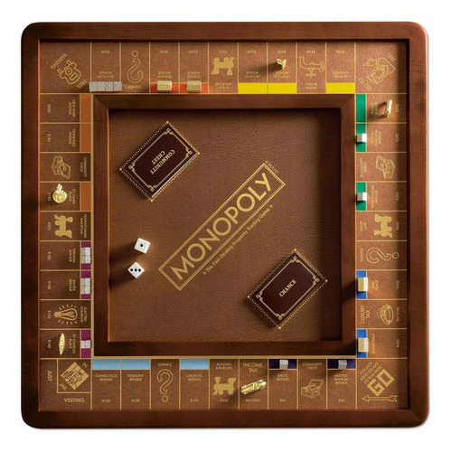 Juego De Mesa Monopoly En Madera, De Winning Solutions