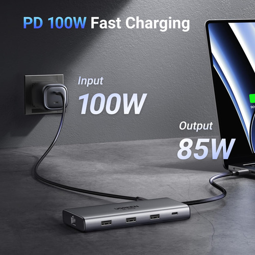 Estación De Acoplamiento Ugreen Revodok Pro 210 10 En 1 Usb-