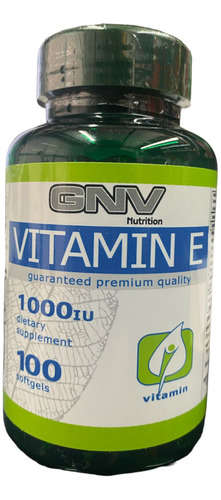 Vitamina E 1000iu X 100 Perlas