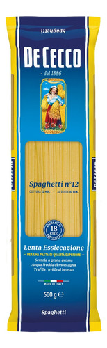 Fideos De Cecco Spaghetti Nº12 500 Gr. Italia