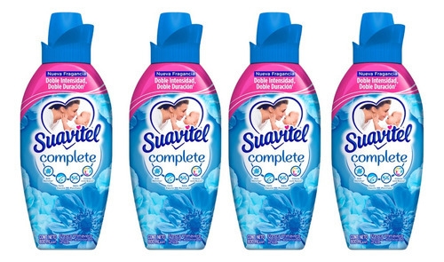 4 Pack Suavitel Suavizante Ropa Complete 800 Ml