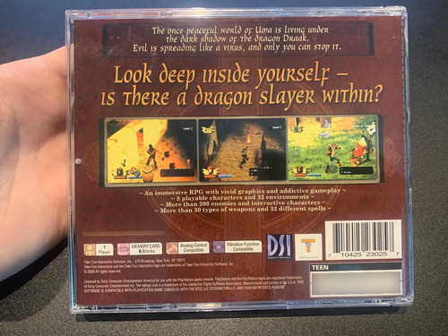 Darkstone Playstation Ps1 Sin Manual (Usado)