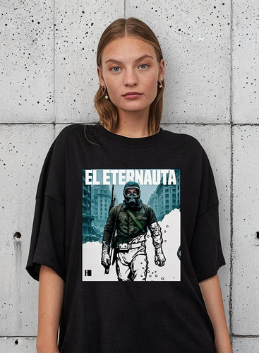Remera Unisex El Eternauta Ricardo Darín Portada Argentina