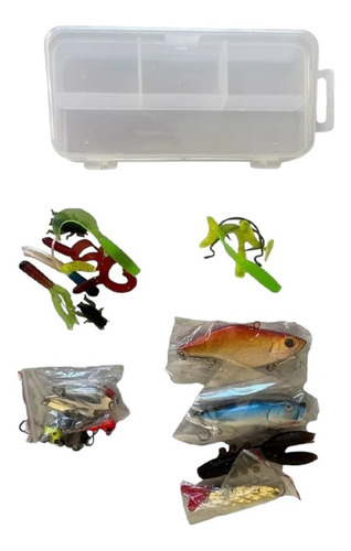 28 Pcs Cebo De Pesca Señuelo Kit Aparejos De Pesca