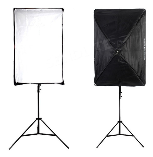 Kit Softbox Godox 50x70 Para Flash Mas Pedestal