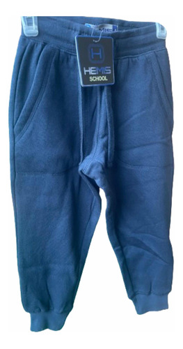 Pantalon Buzo Azul Unisex Jogger