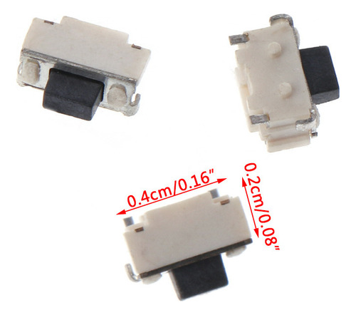 Nuevo 1 Juego De Interruptores Táctiles Laterales Micro Smd