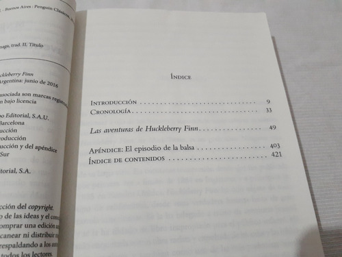 Imagen 3 de 6 de Las Aventuras De Huckleberry Finn Mark Twain Penguin