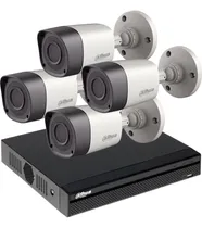 Comprar Kit Seguridad Dahua Full Hd Dvr 4 + 4 Camaras 2mp 1080p Exterior Infrarrojas + Ip Visualiza X Celular P2p Cctv