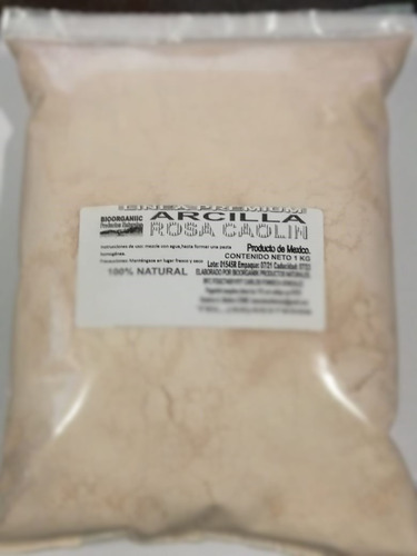 Arcilla Rosa Caolin Kaolin Mascarillas 1 Kilo