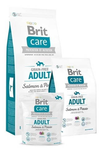 Brit Care Grain Free  Adult Salmon 3 Kg