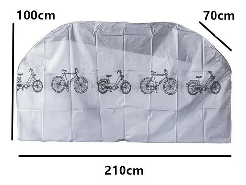 Imagen 5 de 9 de Funda Cobertor Bicicleta Impermeable