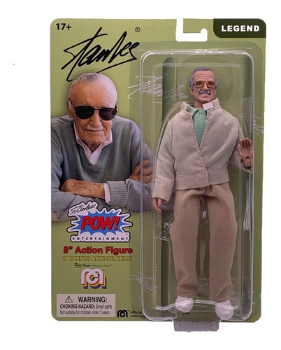 Muñeco Stan Lee Marvel Legend Figura Articulada 20cm Mego