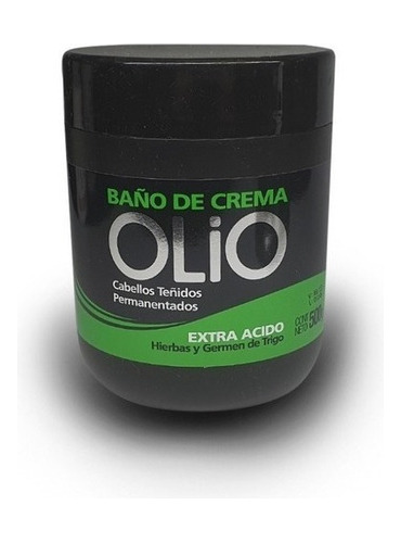 Baño De Crema Extra Acido Cabellos Teñidos Olio X 500gr