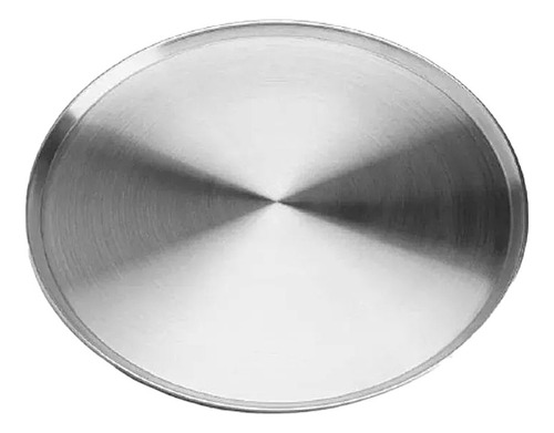 Charola Lisa De Aluminio Para Hornear Pizza Cocina 38 Cm