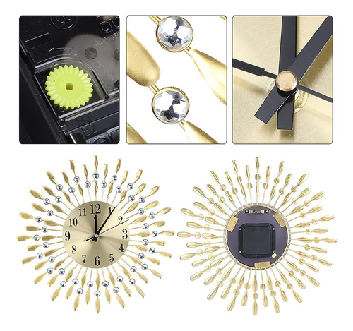 . Reloj De Pared, Moderno Reloj De Cuarzo De Uso Amplio