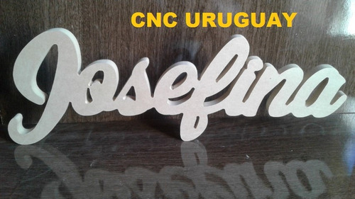 Imagen 1 de 1 de Josefina - Letras En Madera Para Decoración Mesa De Torta