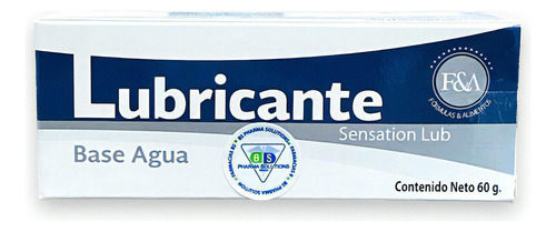 Lubricante Base Agua C/60g / F&a