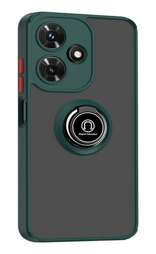 Funda For Infinix Hot 30i Textura De La Piel Anillo