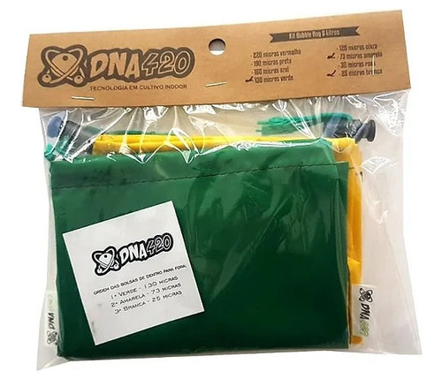 Kit Bubble Bag Hash Maker 18 Litros 3 Bags. Micras