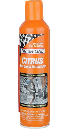 Desengrasante Solvente Bicicleta Finish Line Citrus Spry 12o