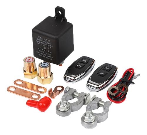 Interruptor De Relé De Bateria 200a 12v Dual Remote Car Batt